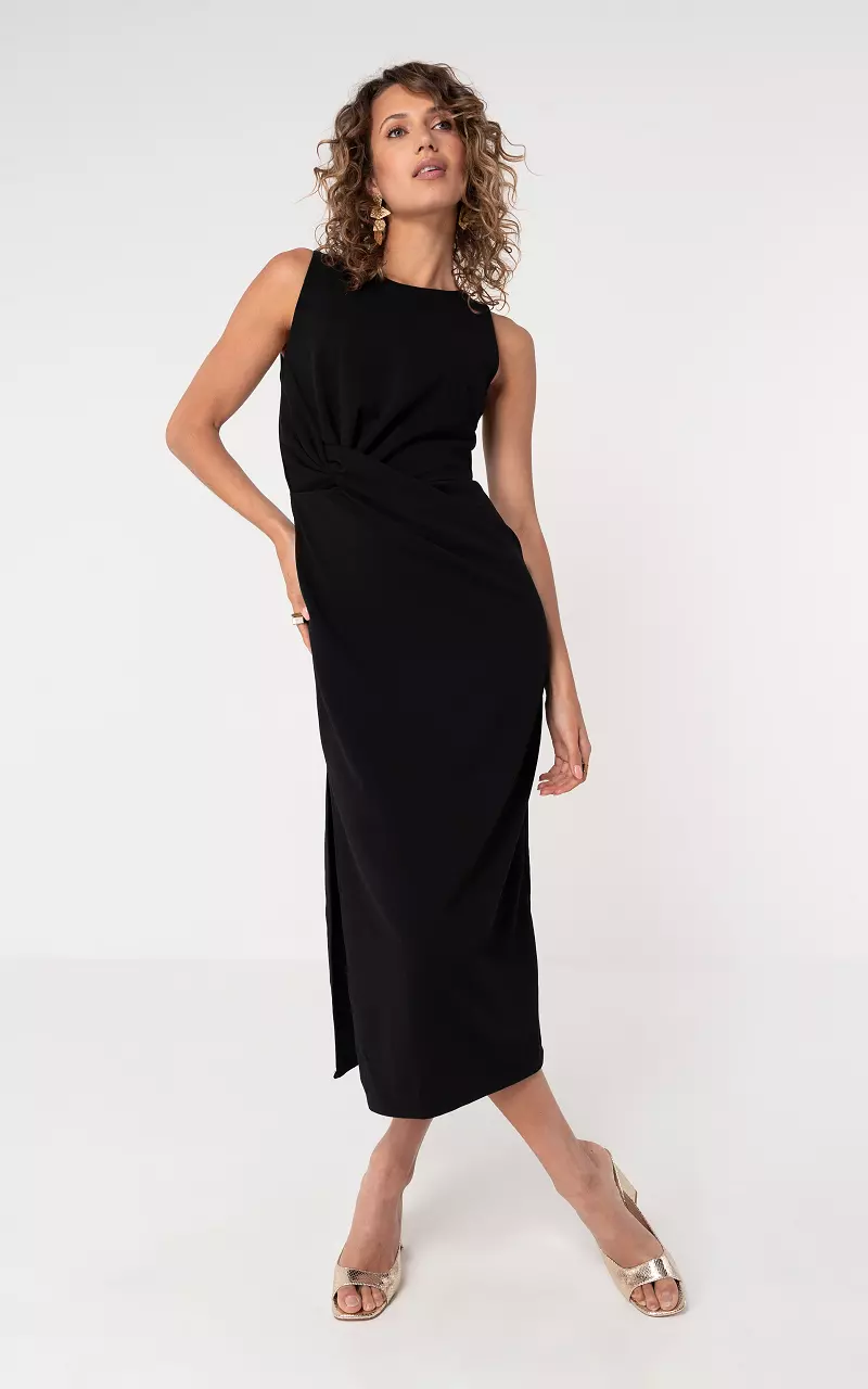 Jurk met cut out Zwart