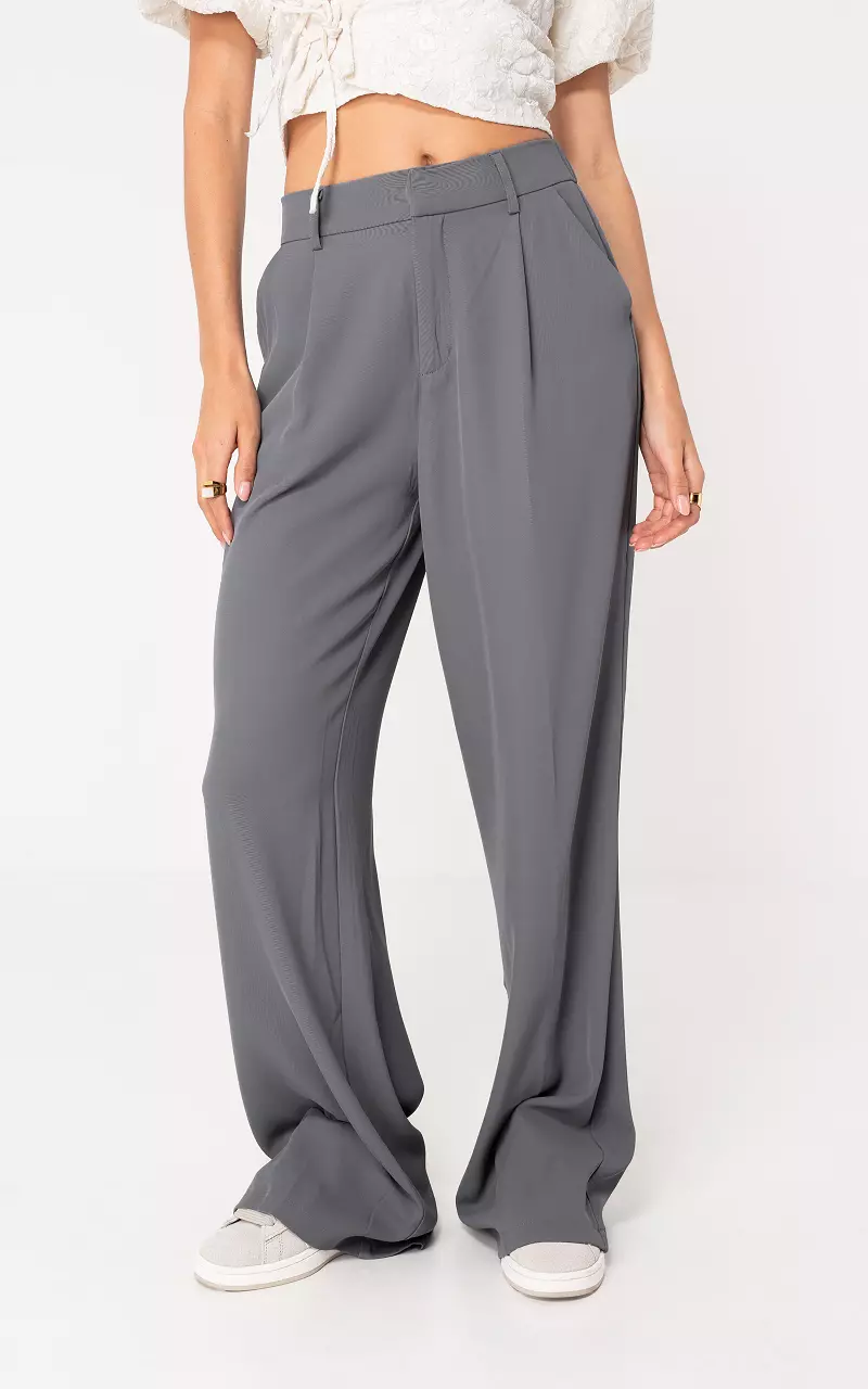 Straight fit trousers Grey