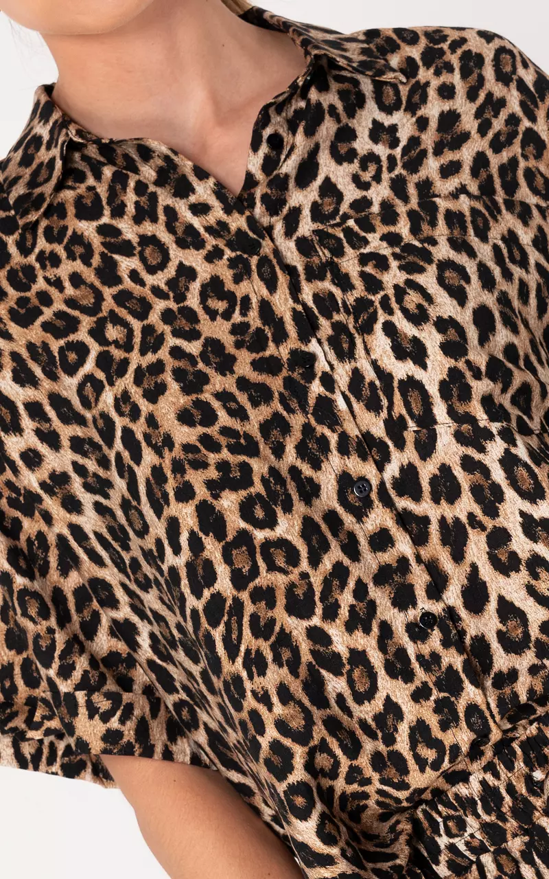 Blouse met print Leopard