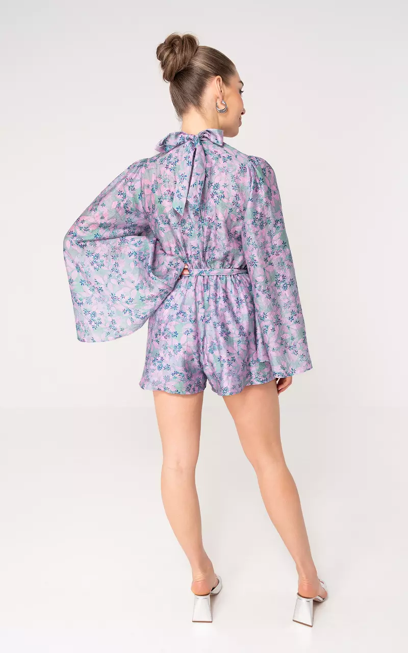 Jumpsuit Paars Lichtgroen