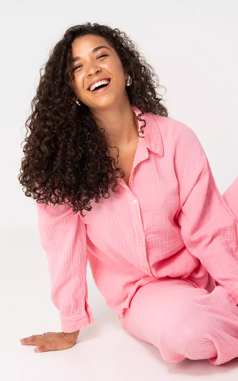 Cotton blouse Light Pink