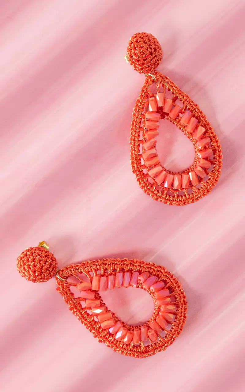 Earrings Orange