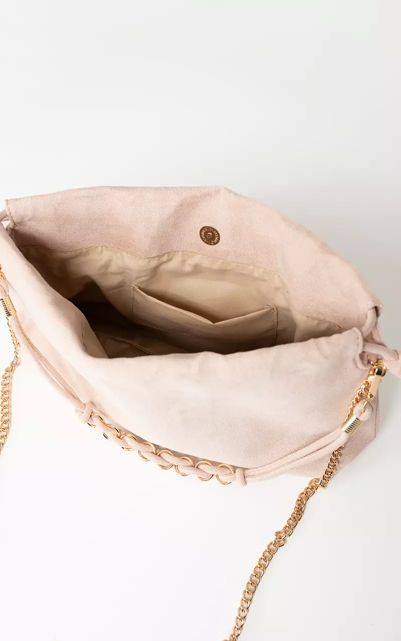 Suede look bag Light Pink