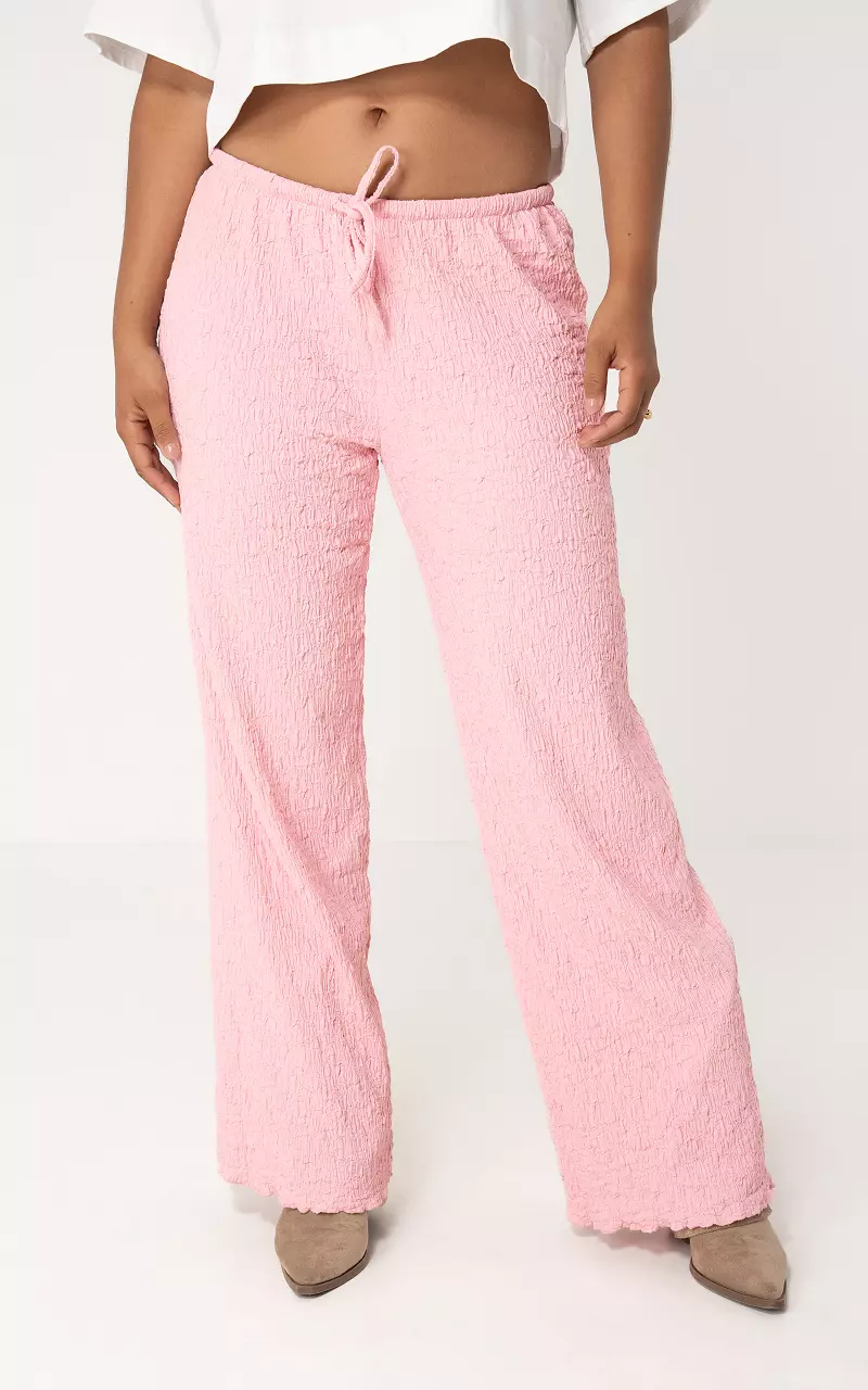 Straight Fit Hose Hellrosa