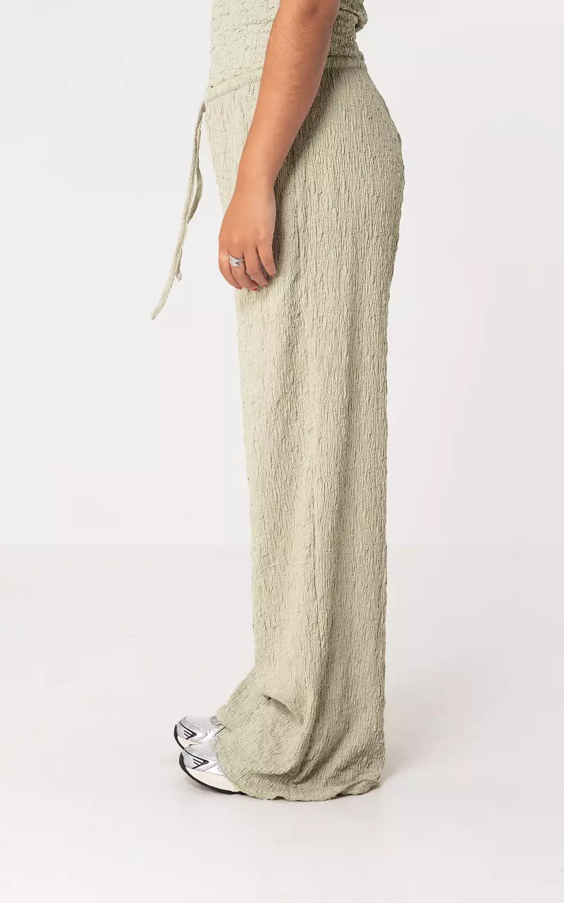 Straight leg trousers Light Green
