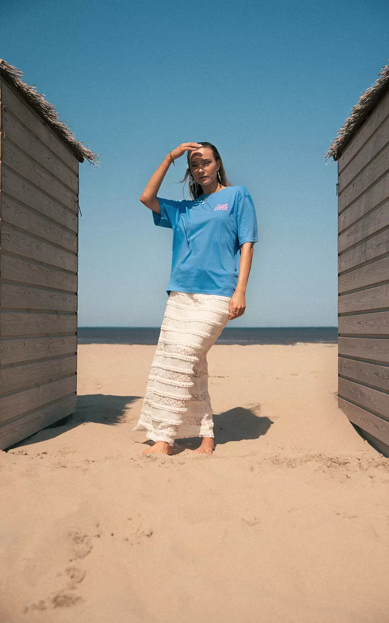 Shirt with print Blue Pink