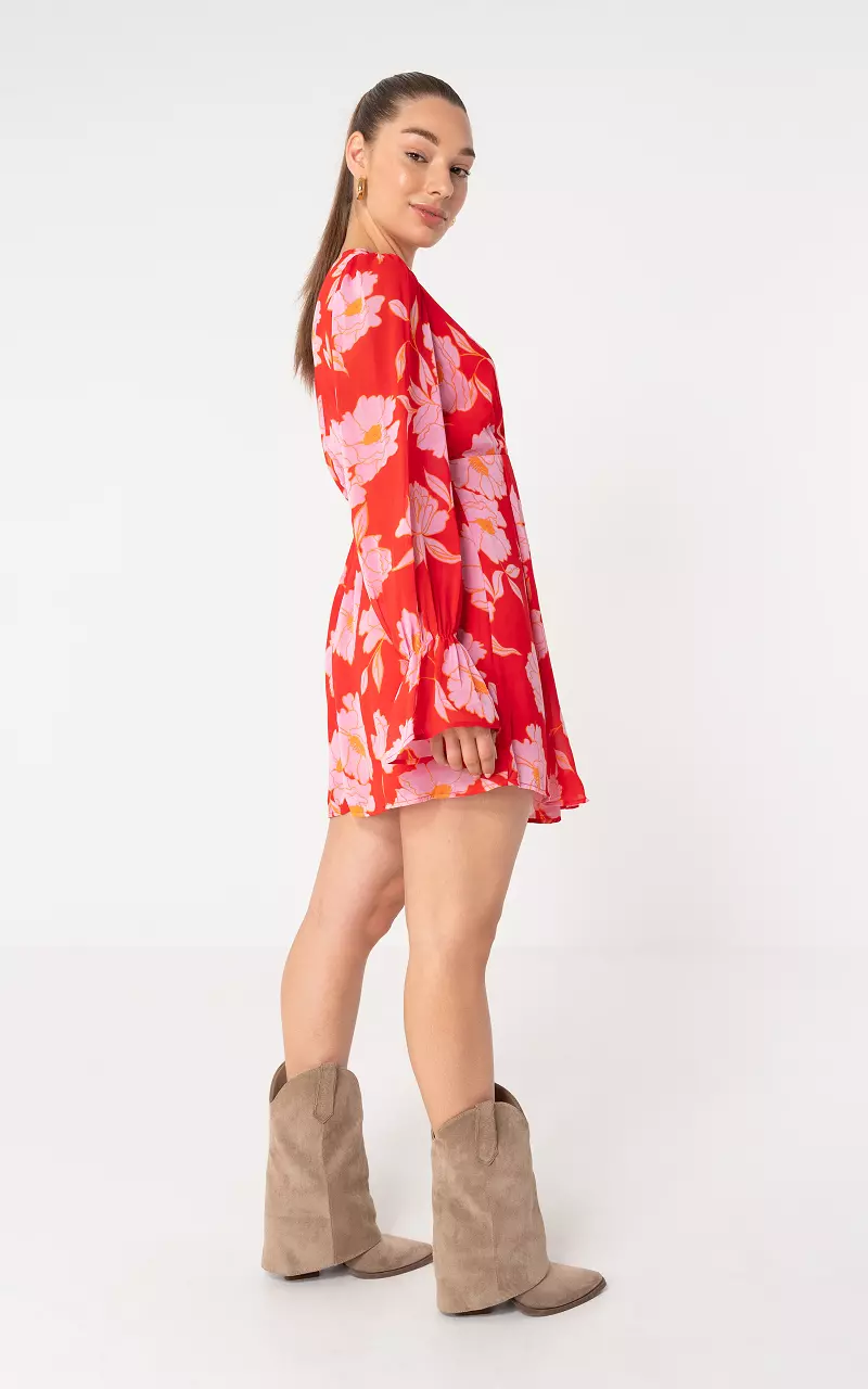 Dress with print Red Light Pink
