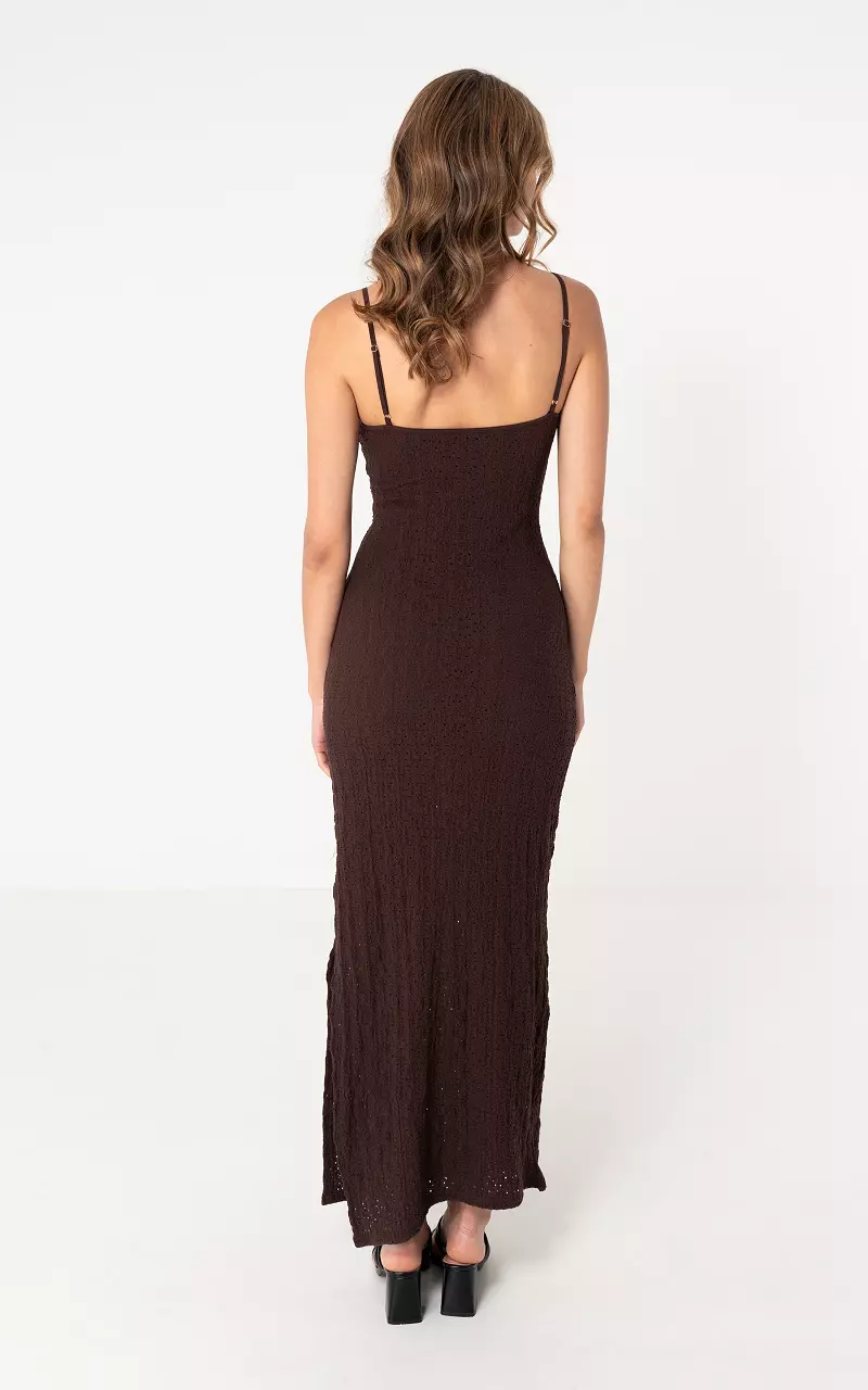 Maxikleid Braun