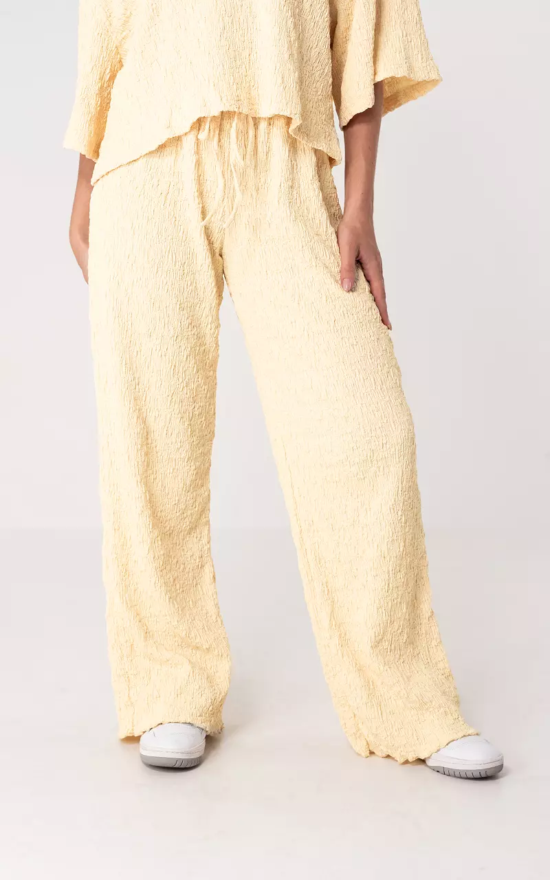 Straight Fit Hose Hellgelb