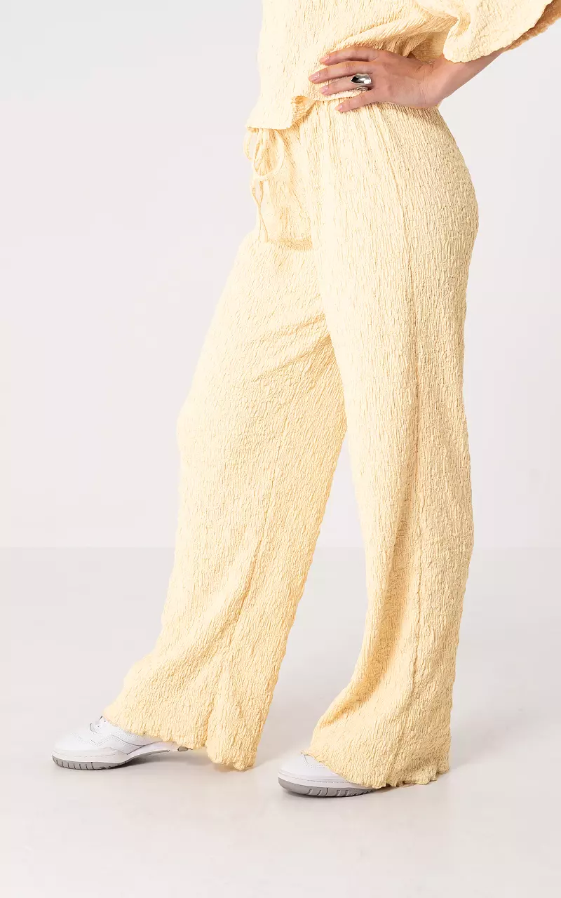 Straight Fit Hose Hellgelb