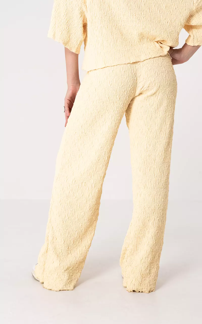 Straight Fit Hose Hellgelb