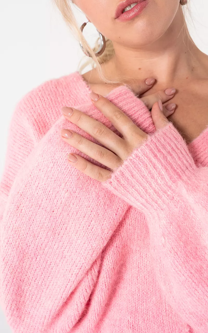 Cardigan with buttons Light Pink