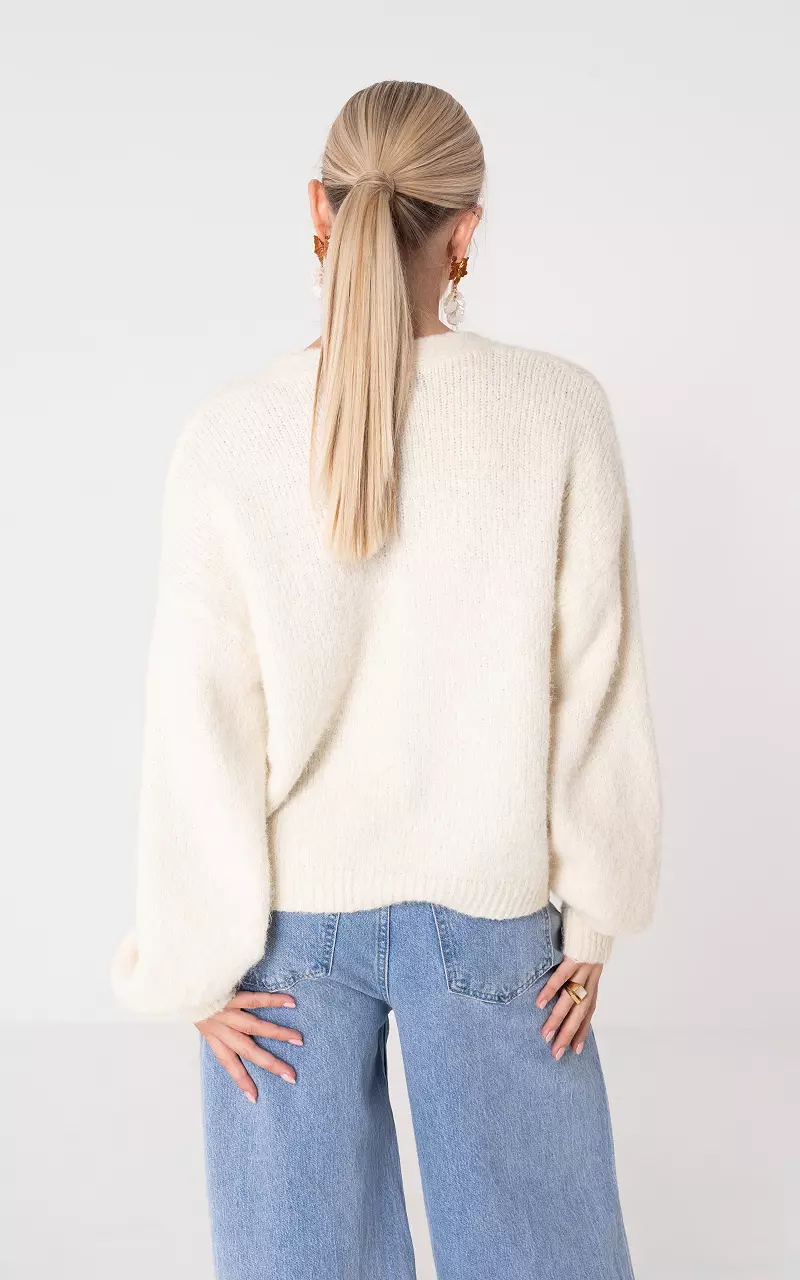 Cardigan with buttons White