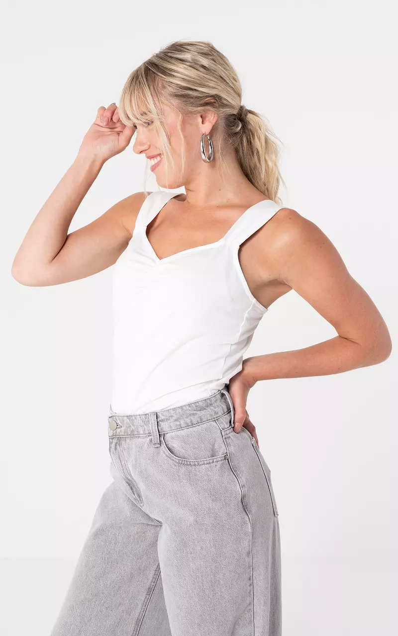 Basic Top Weiß