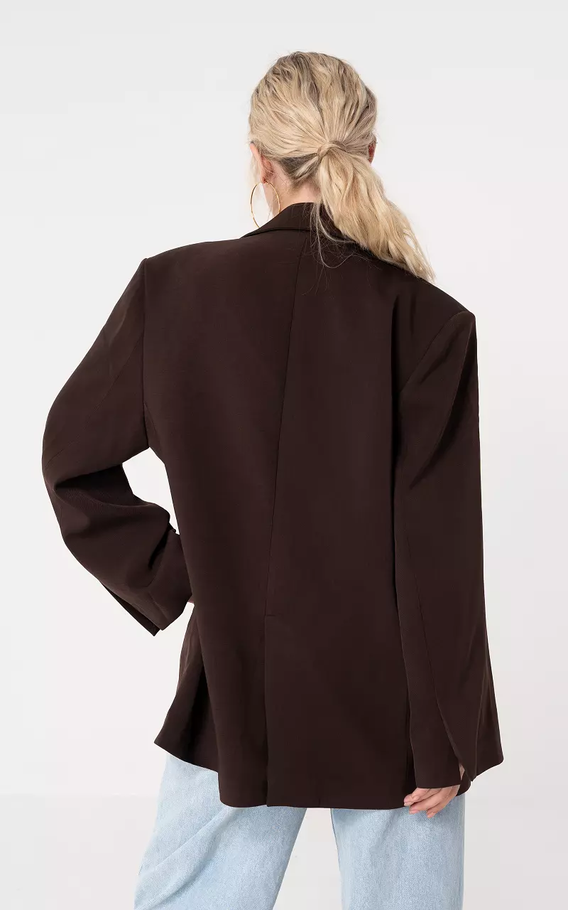 Oversized blazer Dark Brown