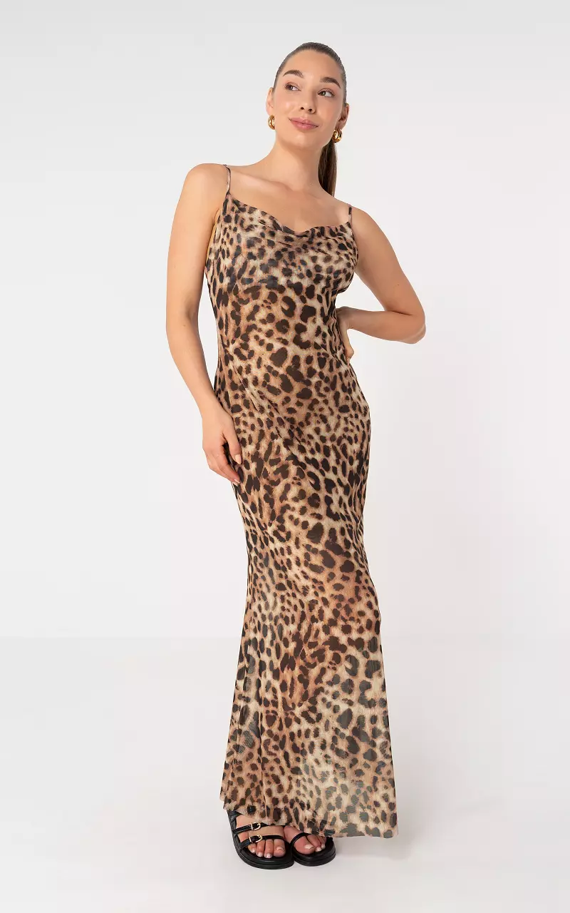 Maxi jurk Leopard