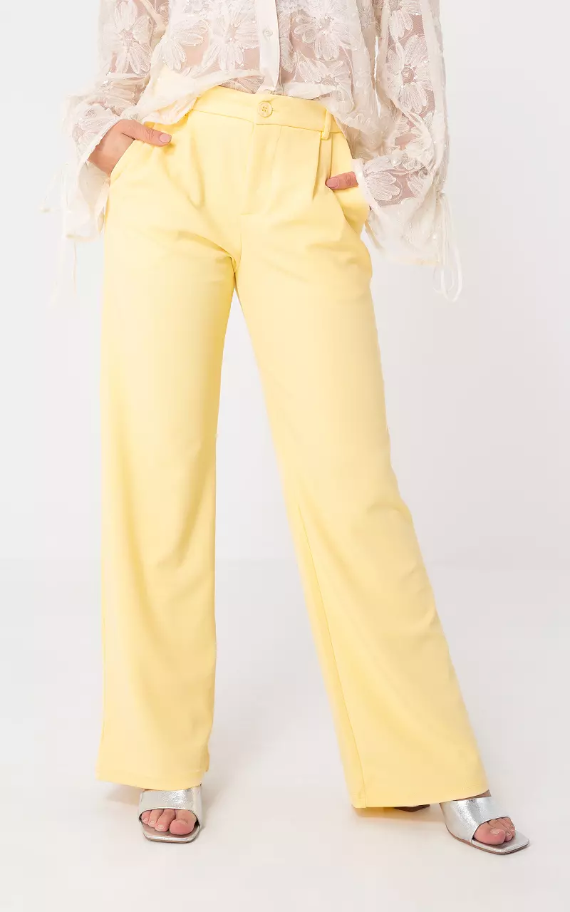 Petite pants Light Yellow
