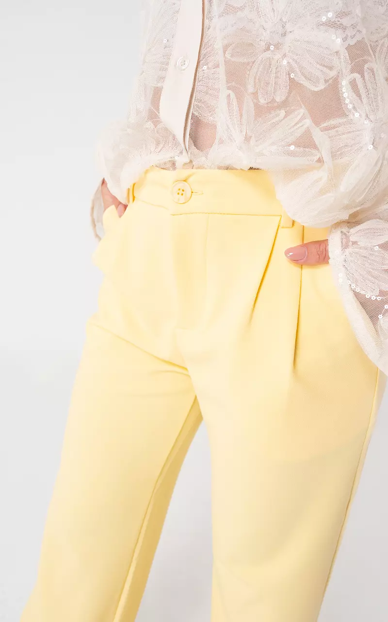 Petite pants Light Yellow