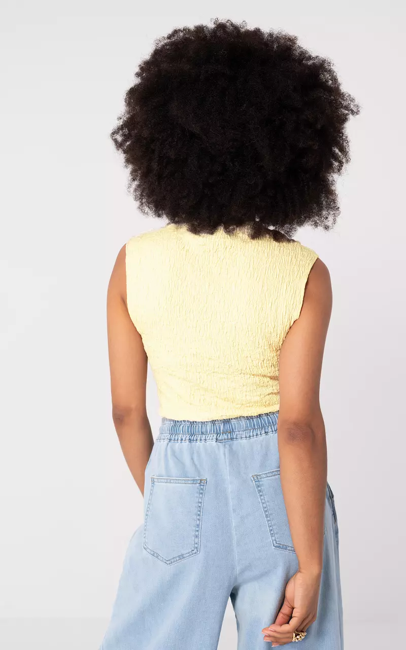 Stretchy Top Hellgelb