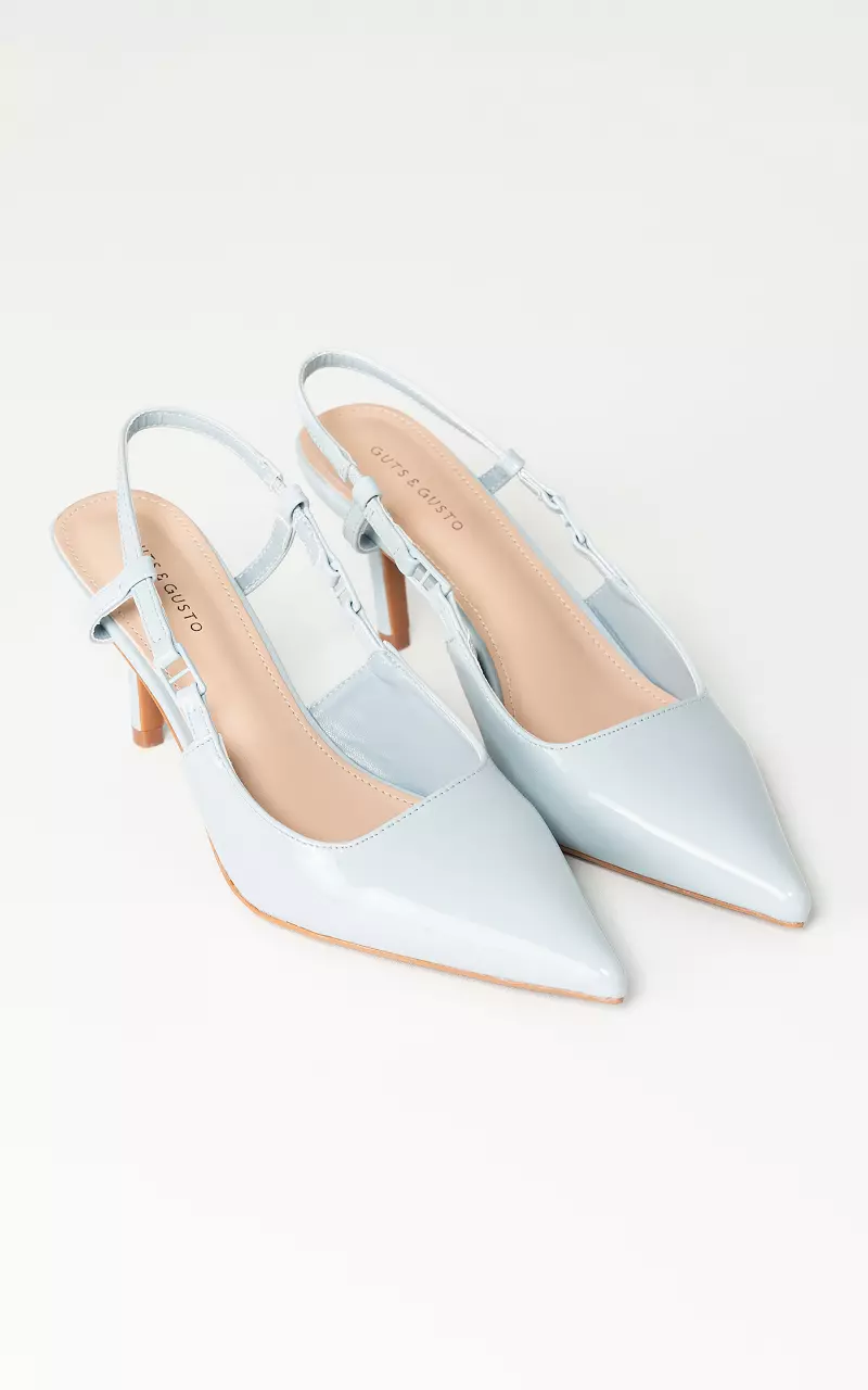 Heels with pointed toe Light Blue