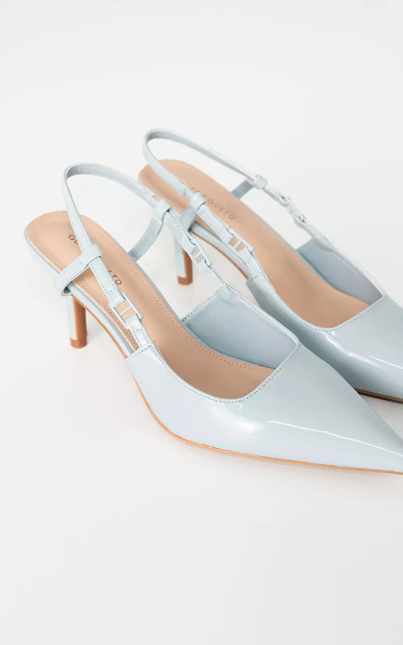 Heels with pointed toe Light Blue