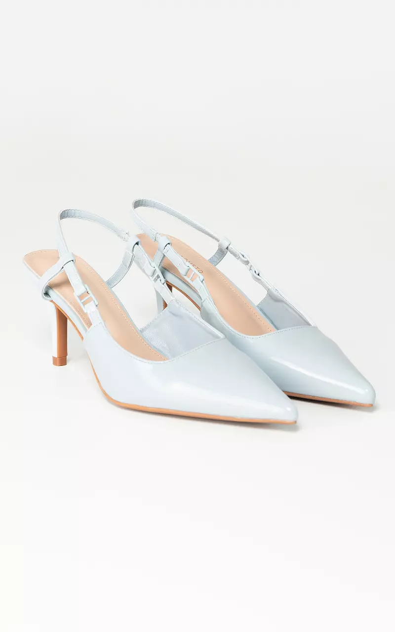 Heels with pointed toe Light Blue