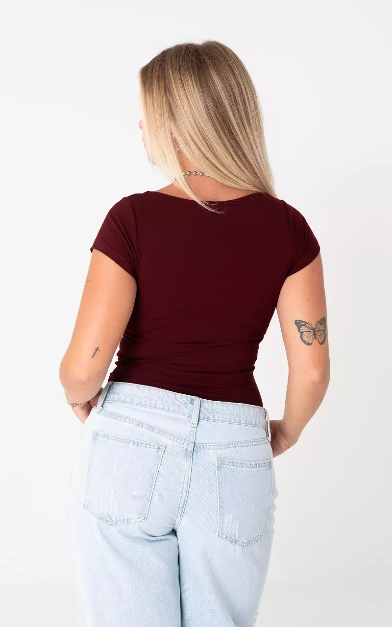 Basic top Bordeaux