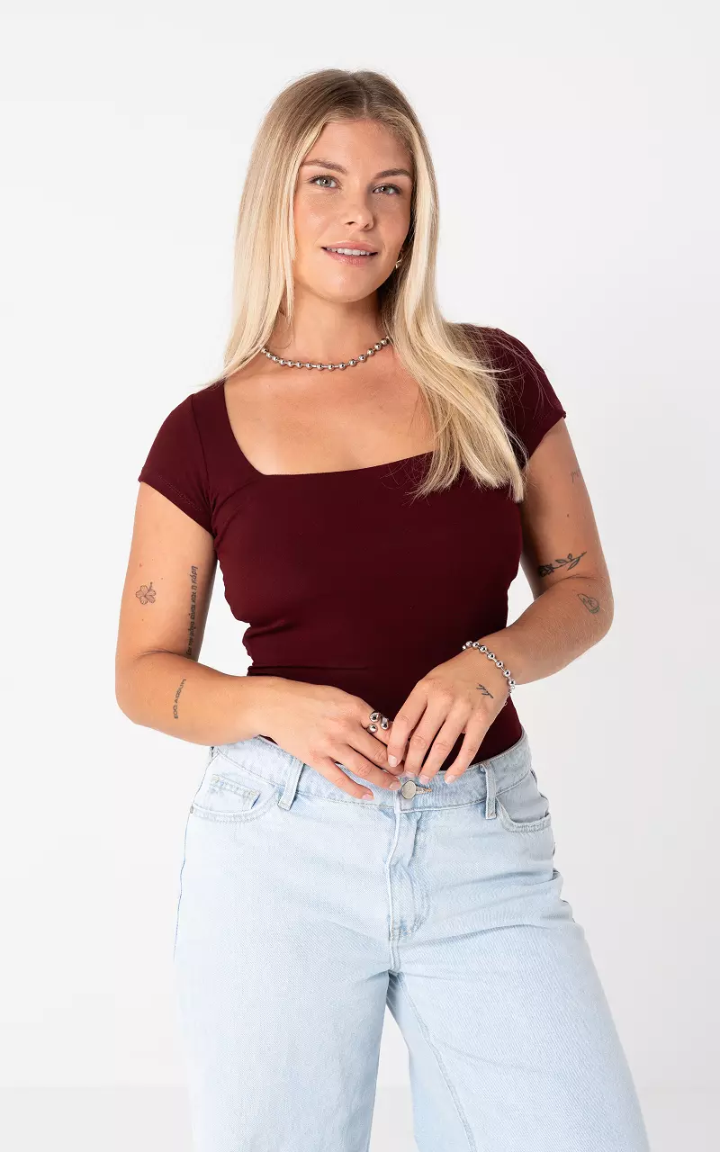 Basic top Bordeaux