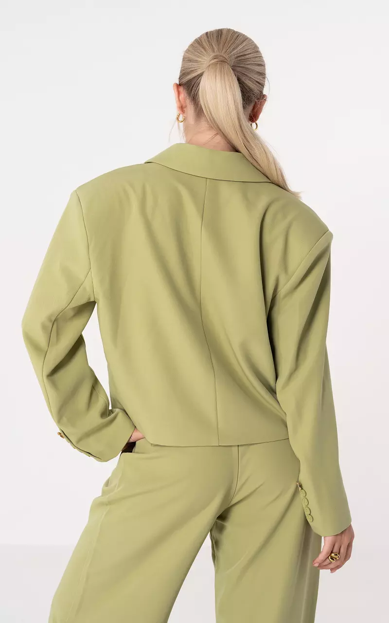 Short blazer Light Green