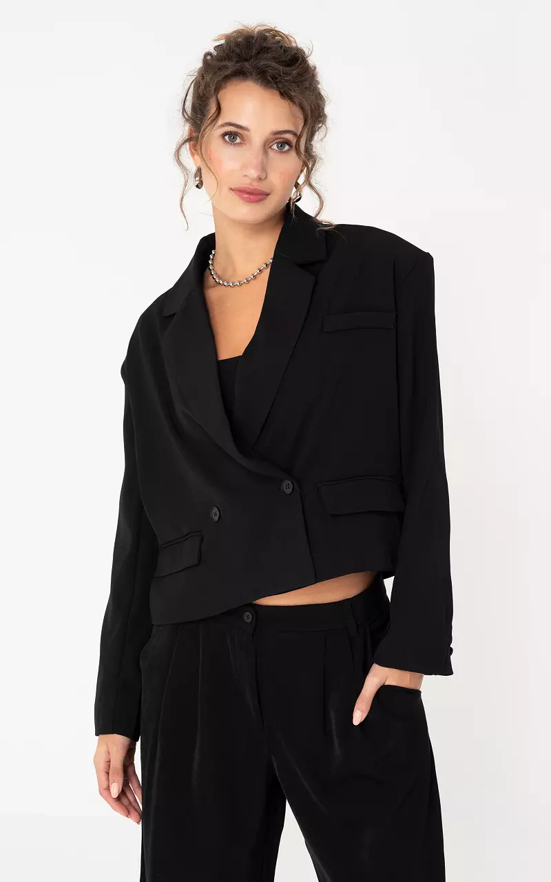Short blazer Black