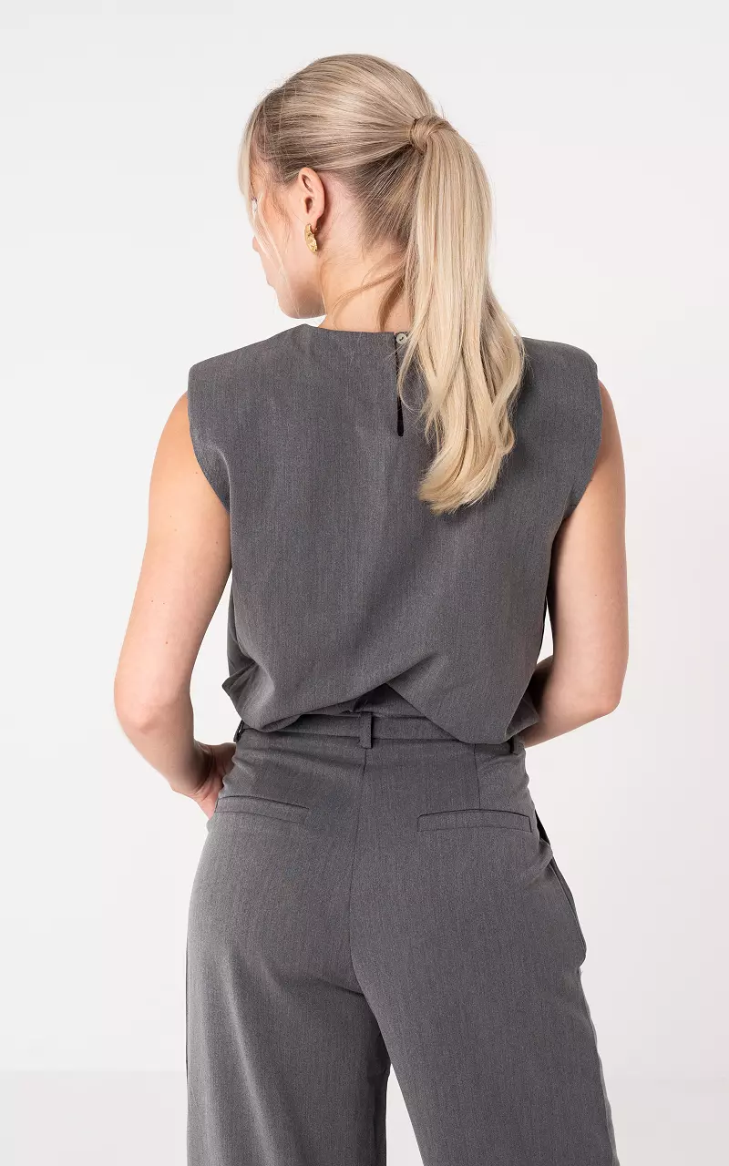 Cropped top Dark Grey