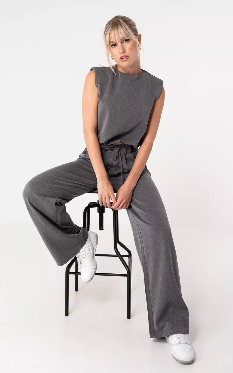 Cropped top Dark Grey