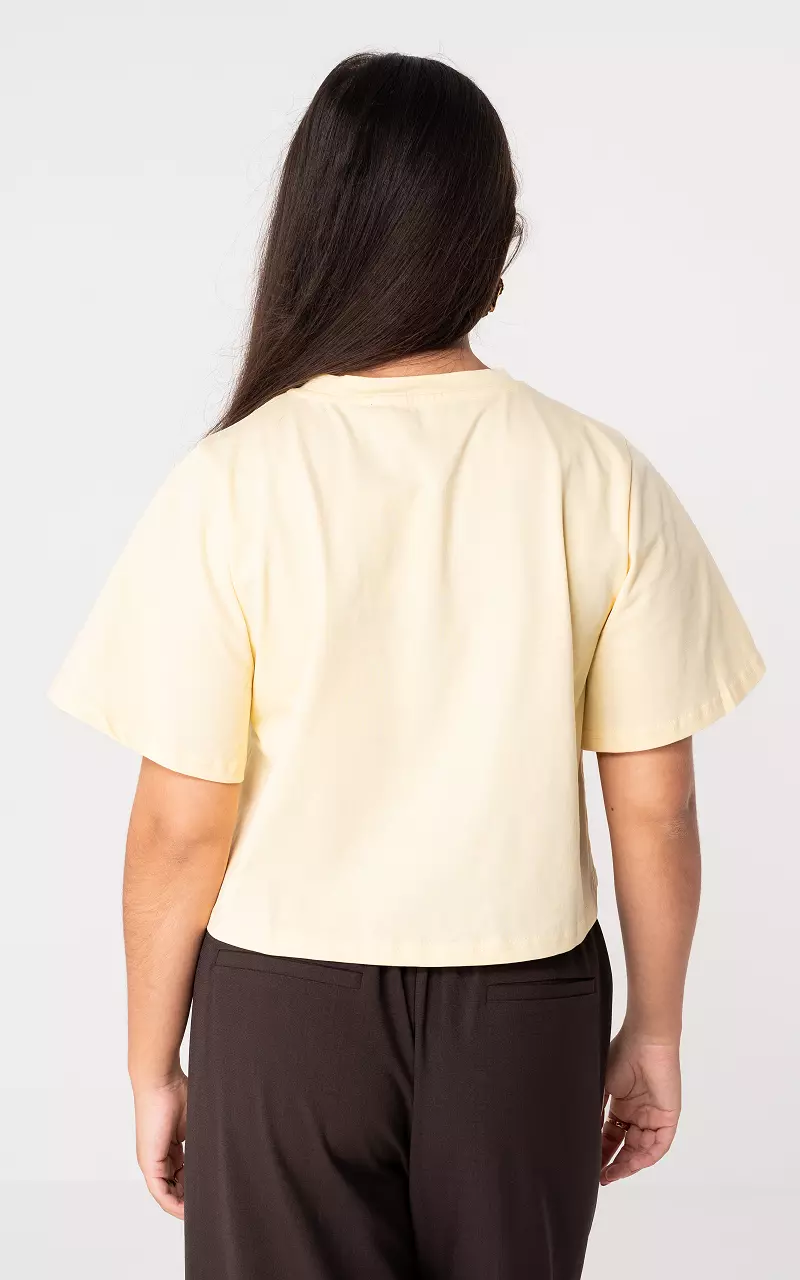 Basic shirt Light Yellow