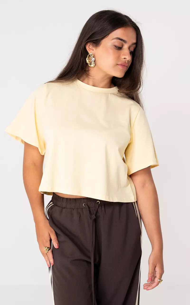 Basic shirt Light Yellow