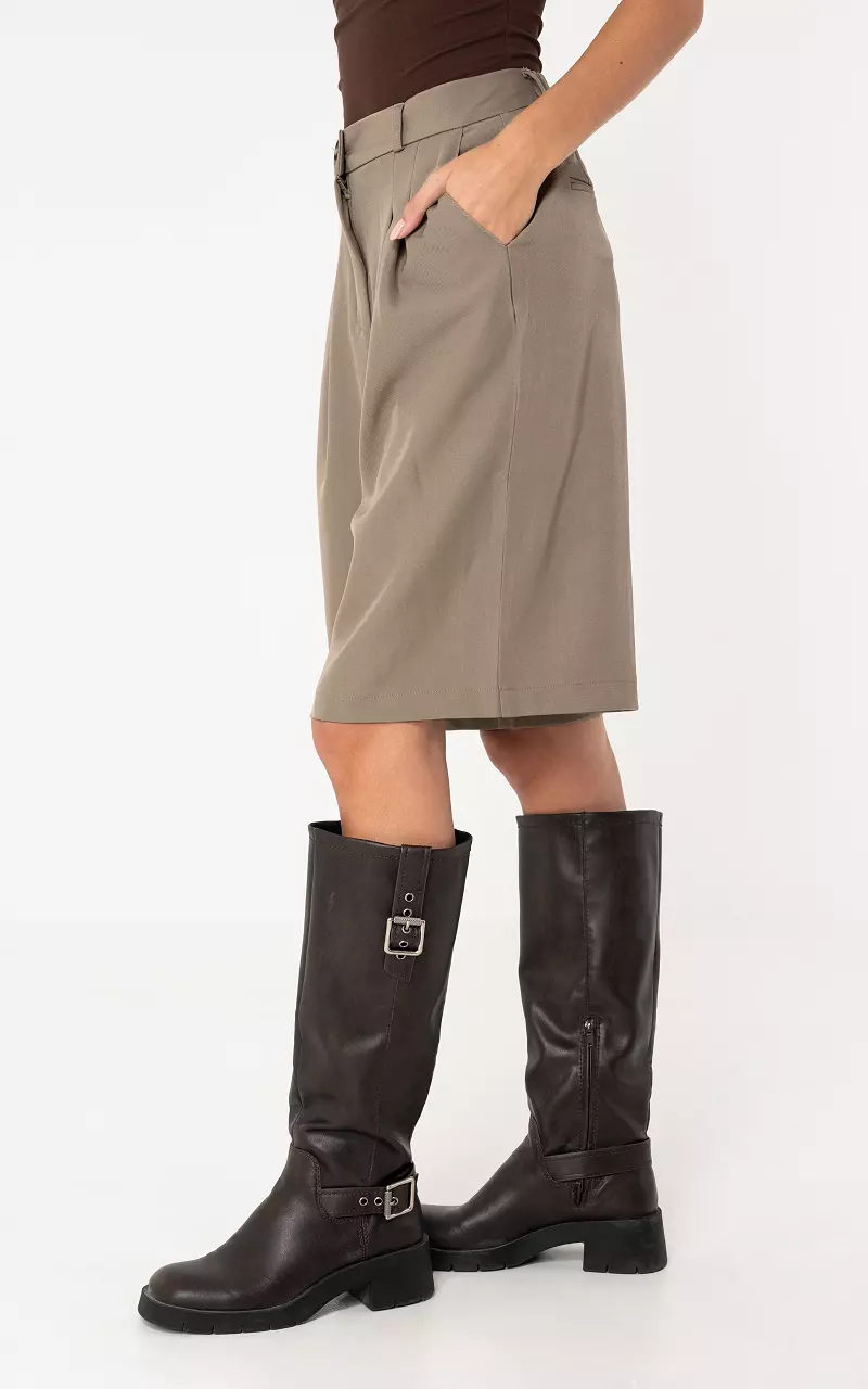 Wide leg short Beige