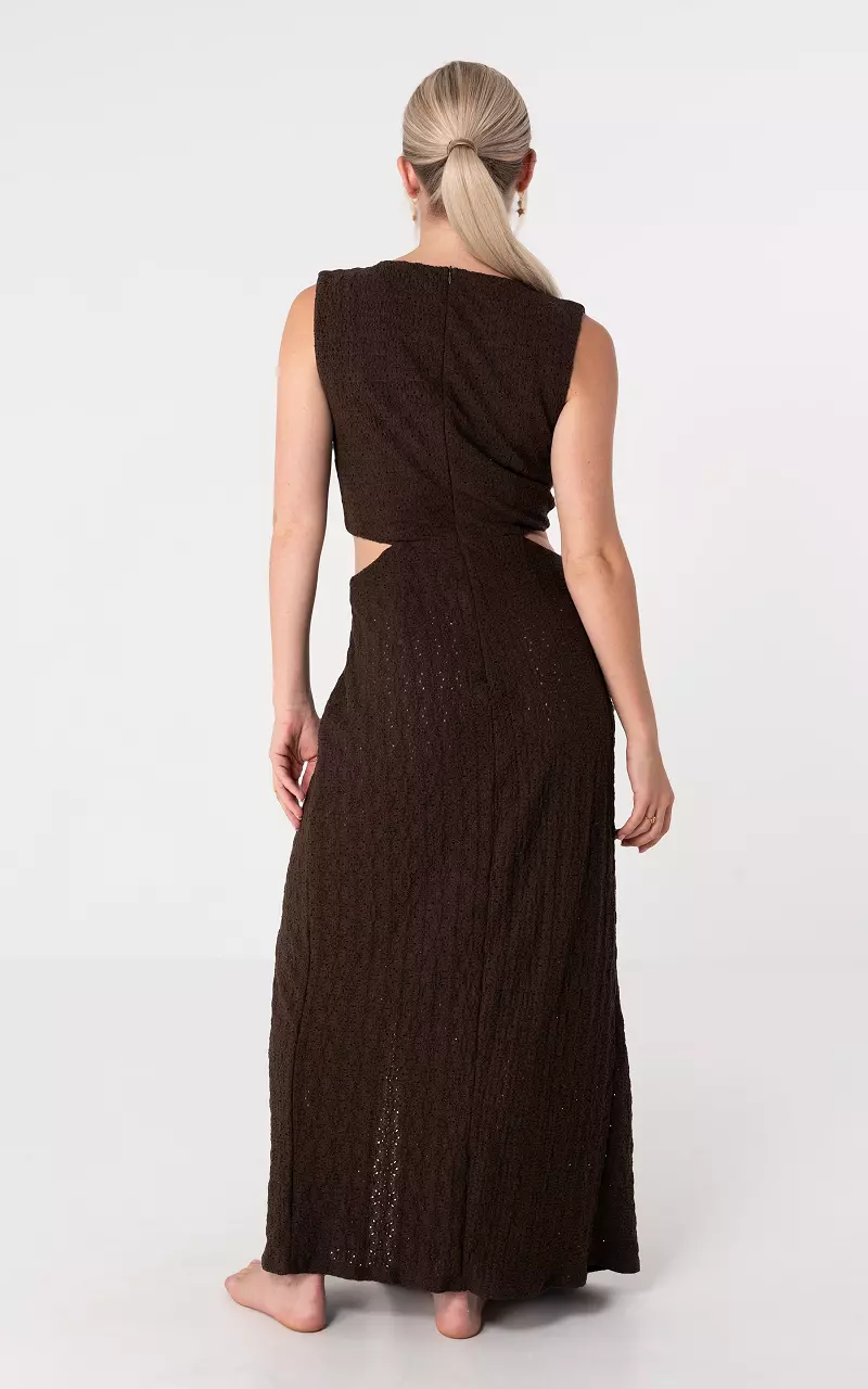 Maxikleid Braun