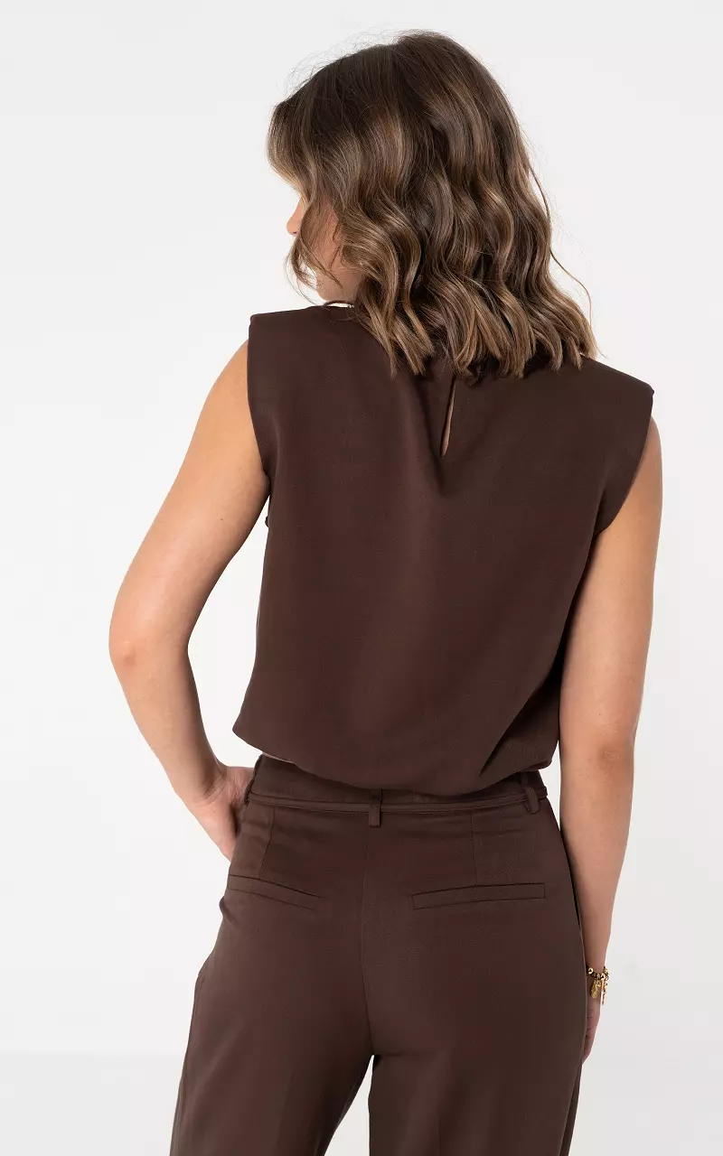 Cropped top Dark Brown