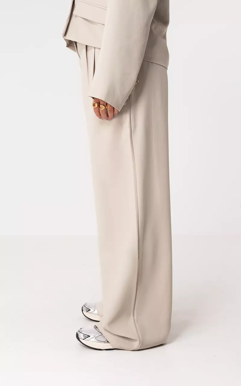 Wide leg trousers Beige