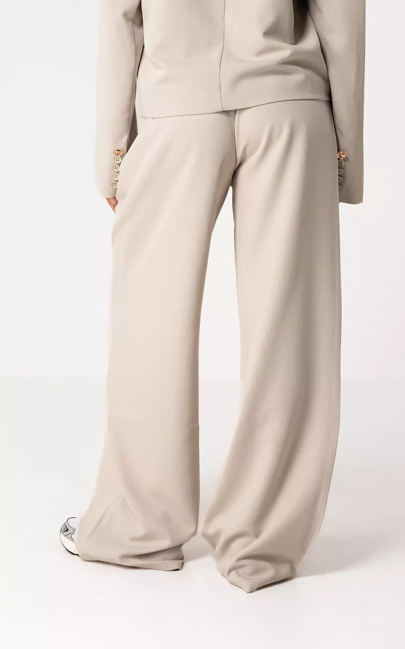 Wide leg trousers Beige