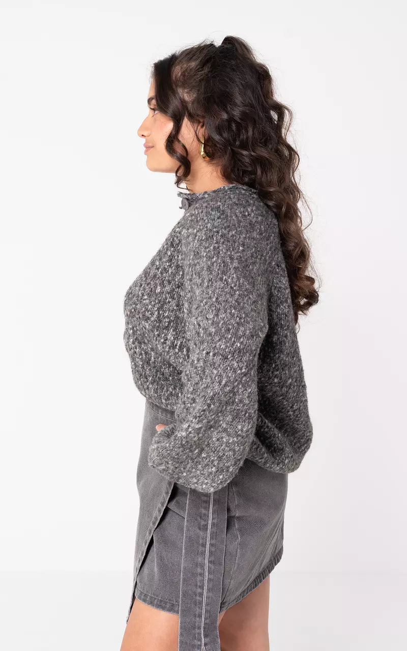 Cardigan with buttons Grey