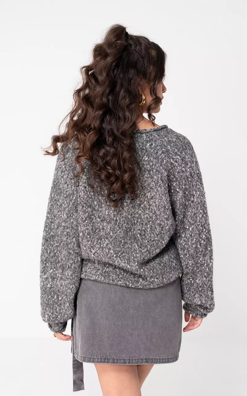 Cardigan with buttons Grey