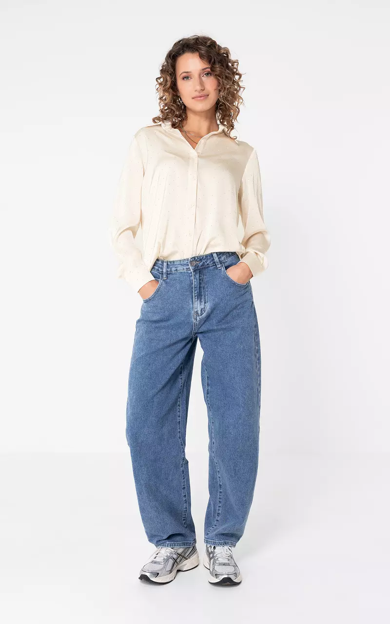 5-Pocket Jeans Blau