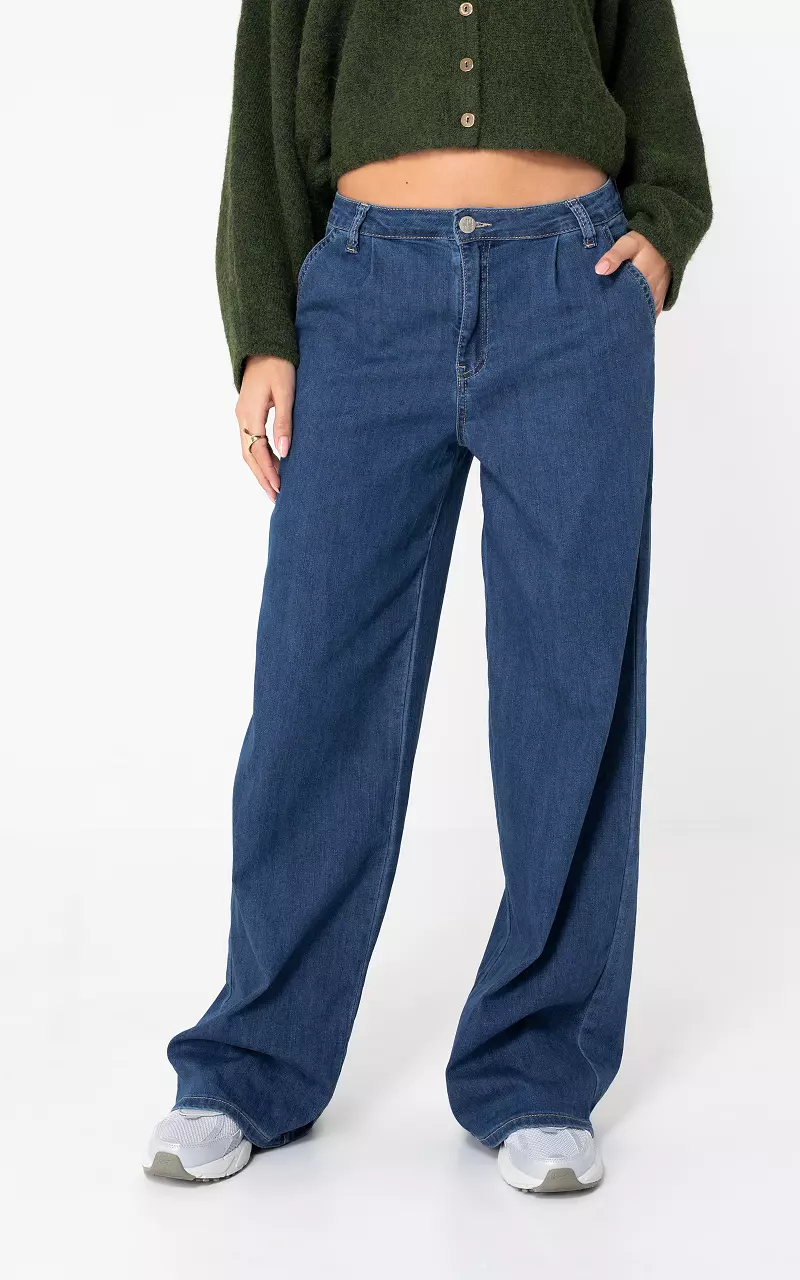 Wide leg jeans Dark Blue