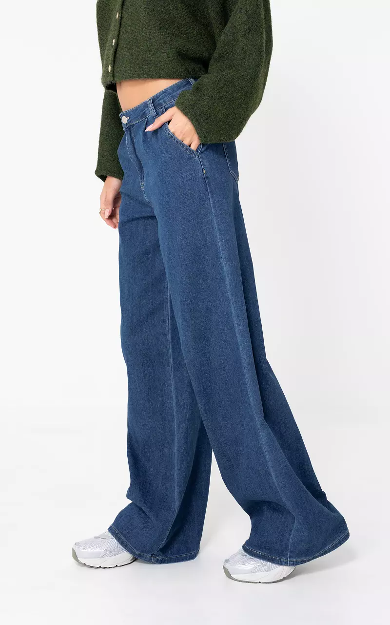 Wide leg jeans Dark Blue