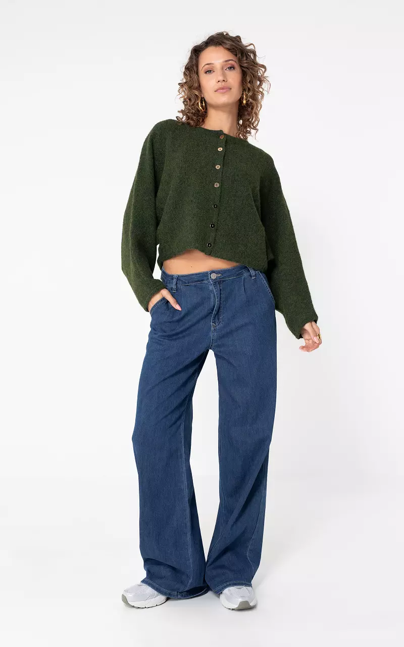 Wide leg jeans Dark Blue