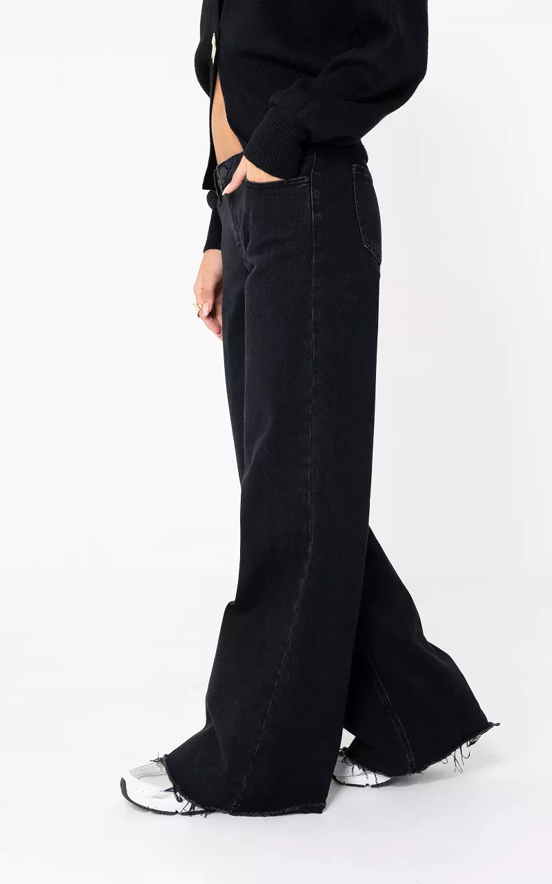 Low waist jeans Black