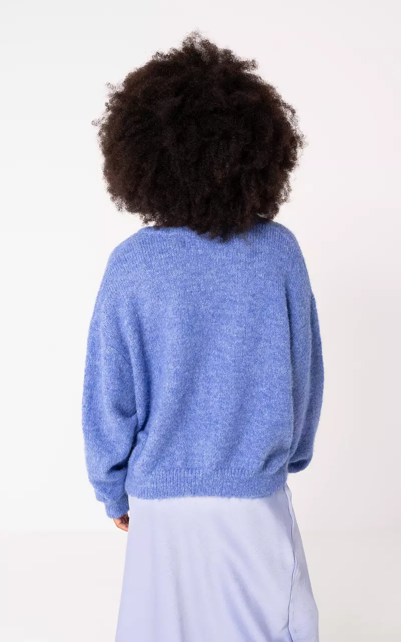 Cardigan with buttons Blue