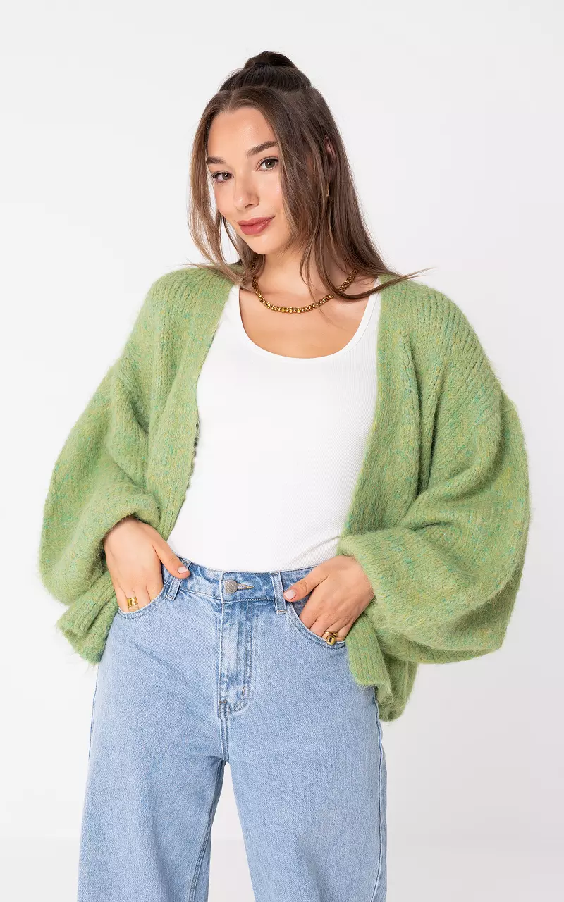 Overszied cardigan Green