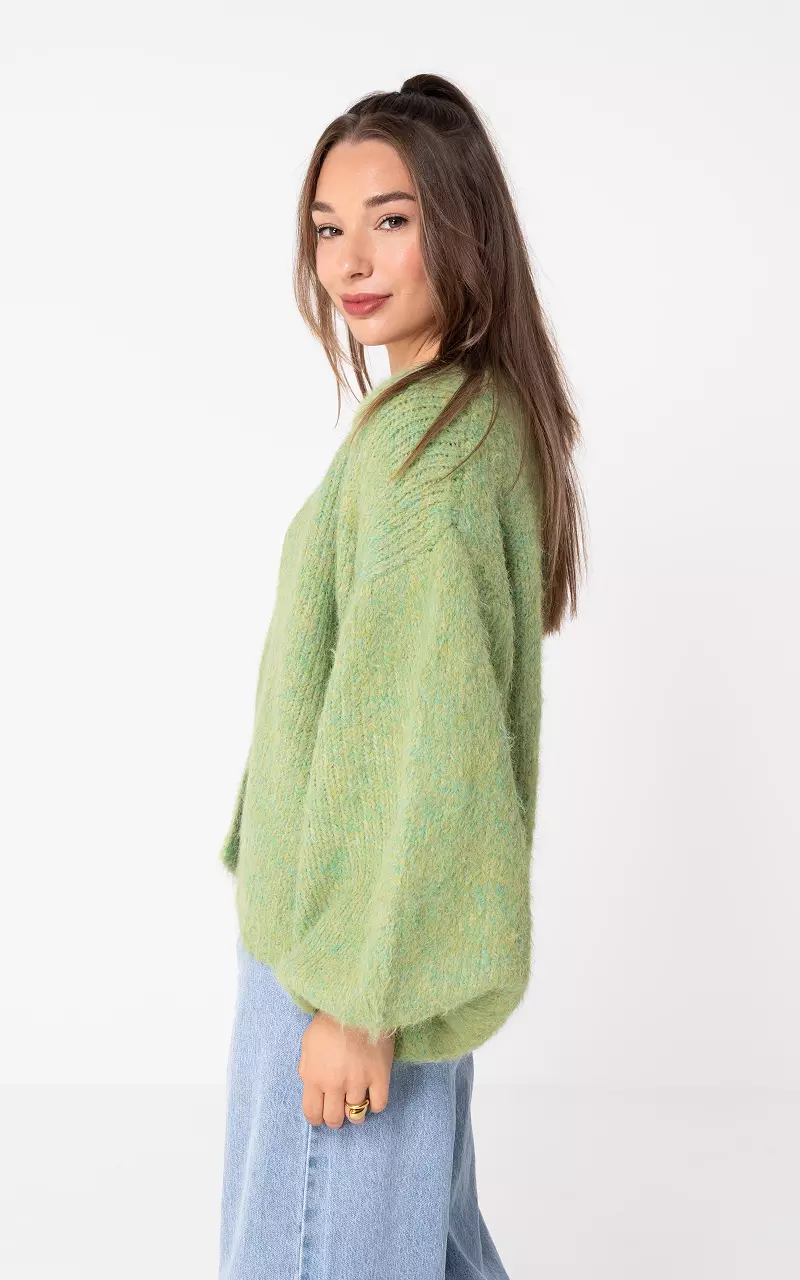 Overszied cardigan Green