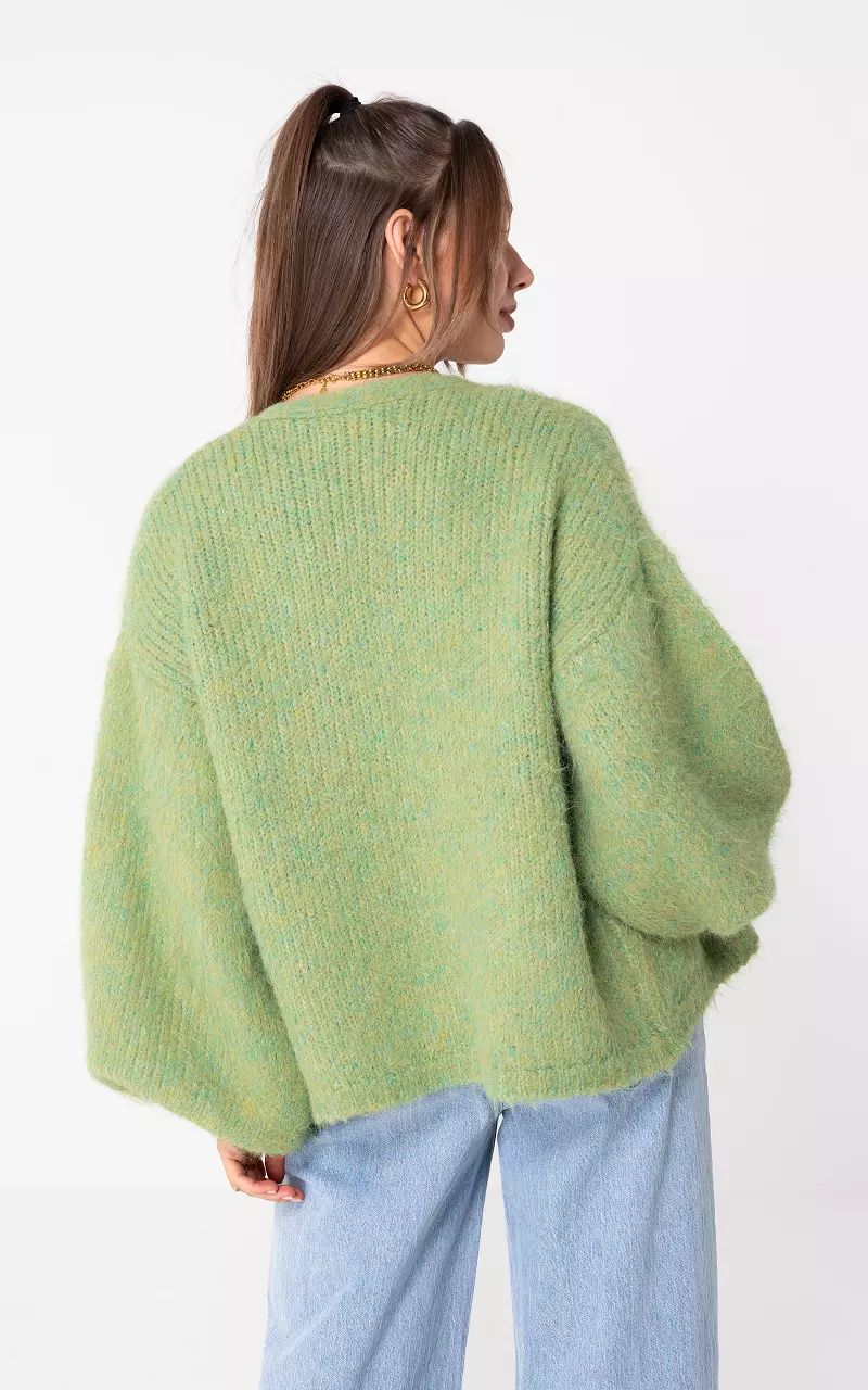 Overszied cardigan Green